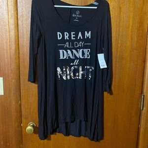 Decree‎ Black Graphic Tunic